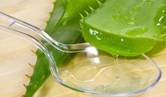 Aloe juice for aging skin